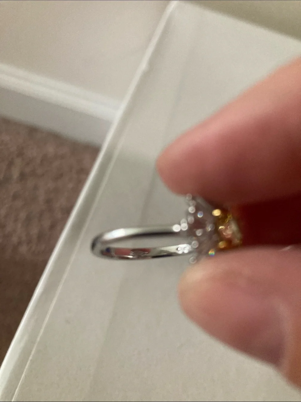 Swarovski sunshine ring